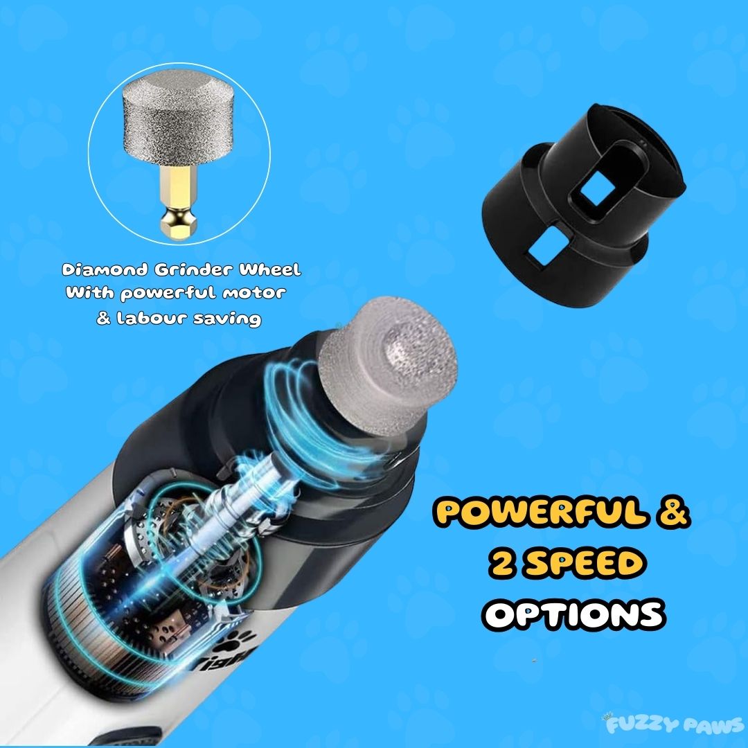 Electric Dog Nail Grinder - Quiet & Rechargeable