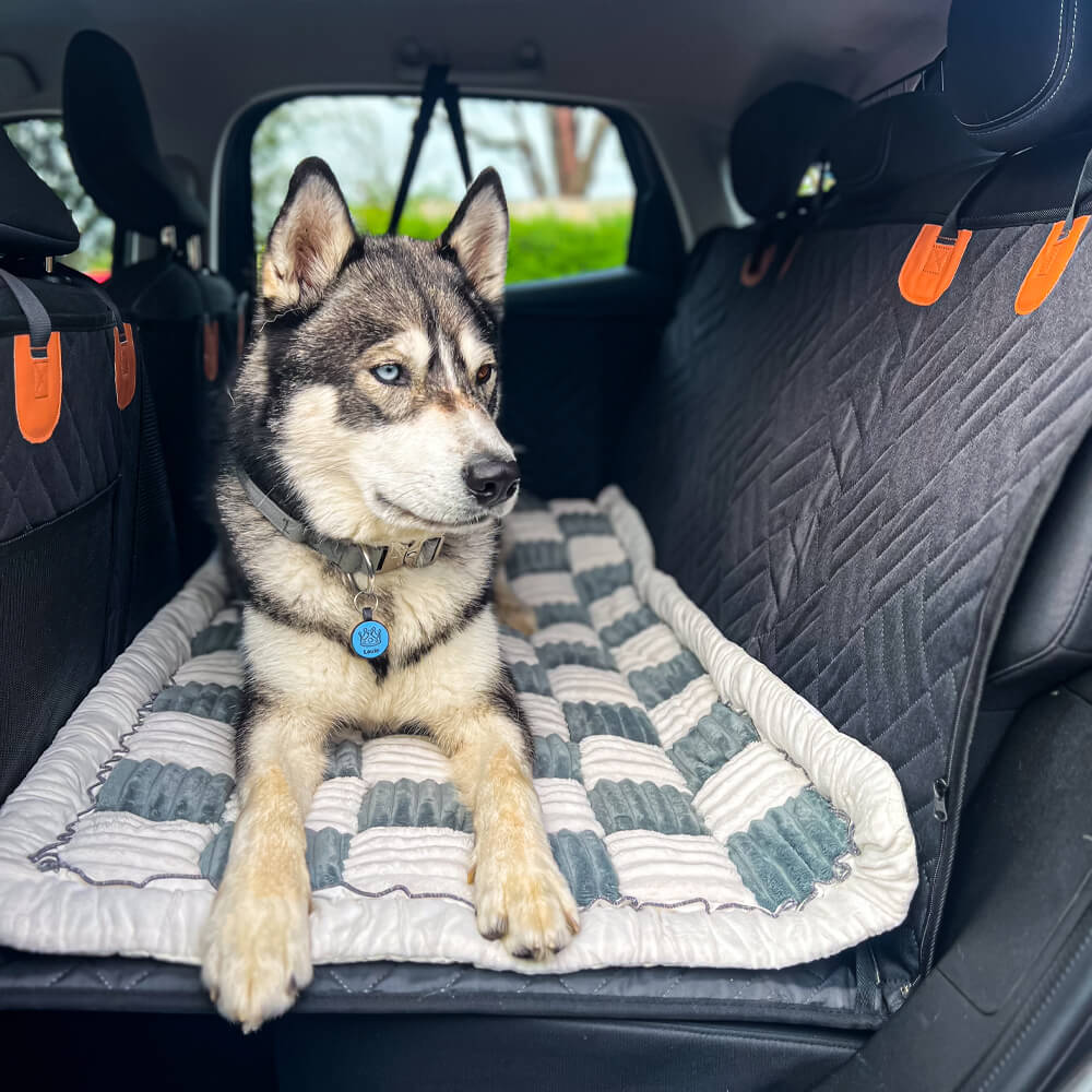 Padded and Washable Car Dog Bed