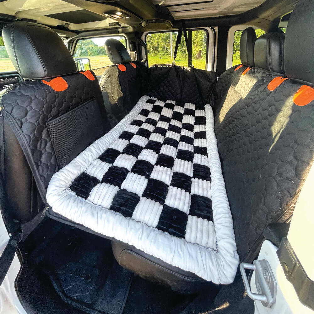 Padded and Washable Car Dog Bed
