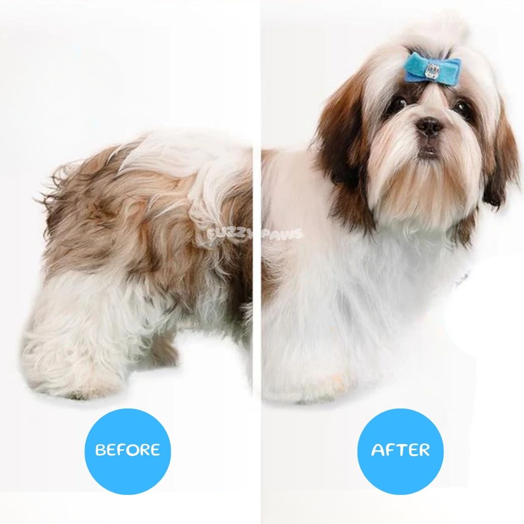 Rechargeable 3-in-1 Pet Brush with Steam Spray – Hair Remover, Massager & Grooming Tool