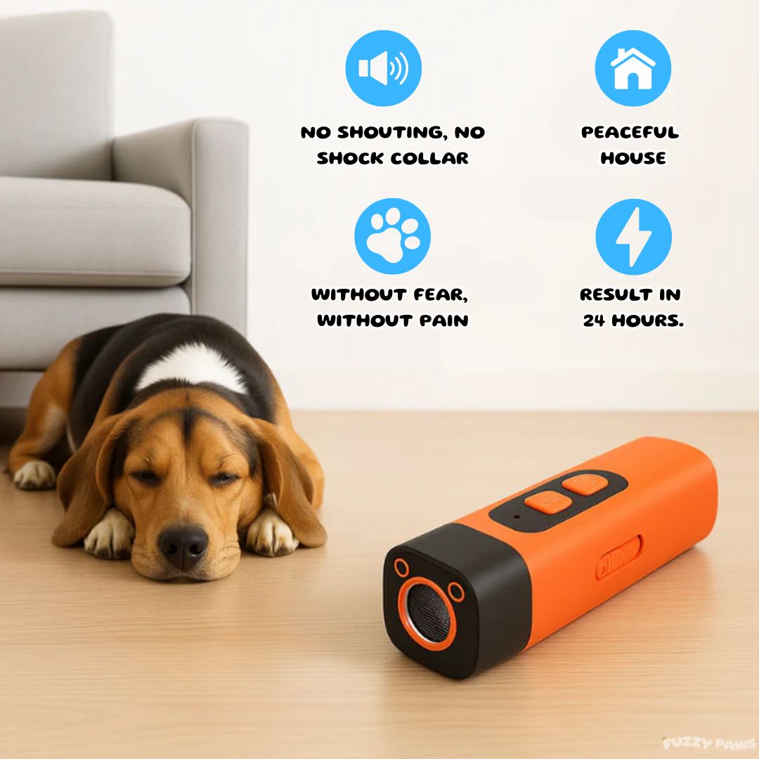 Anti Bark Device for Dogs – Ultrasonic Dog Trainer with Flashlight & 3 Frequency Modes