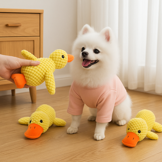 Calming Duck Dog Toy