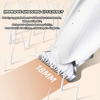 Rechargeable Electric Dog Grooming Clipper with Brush