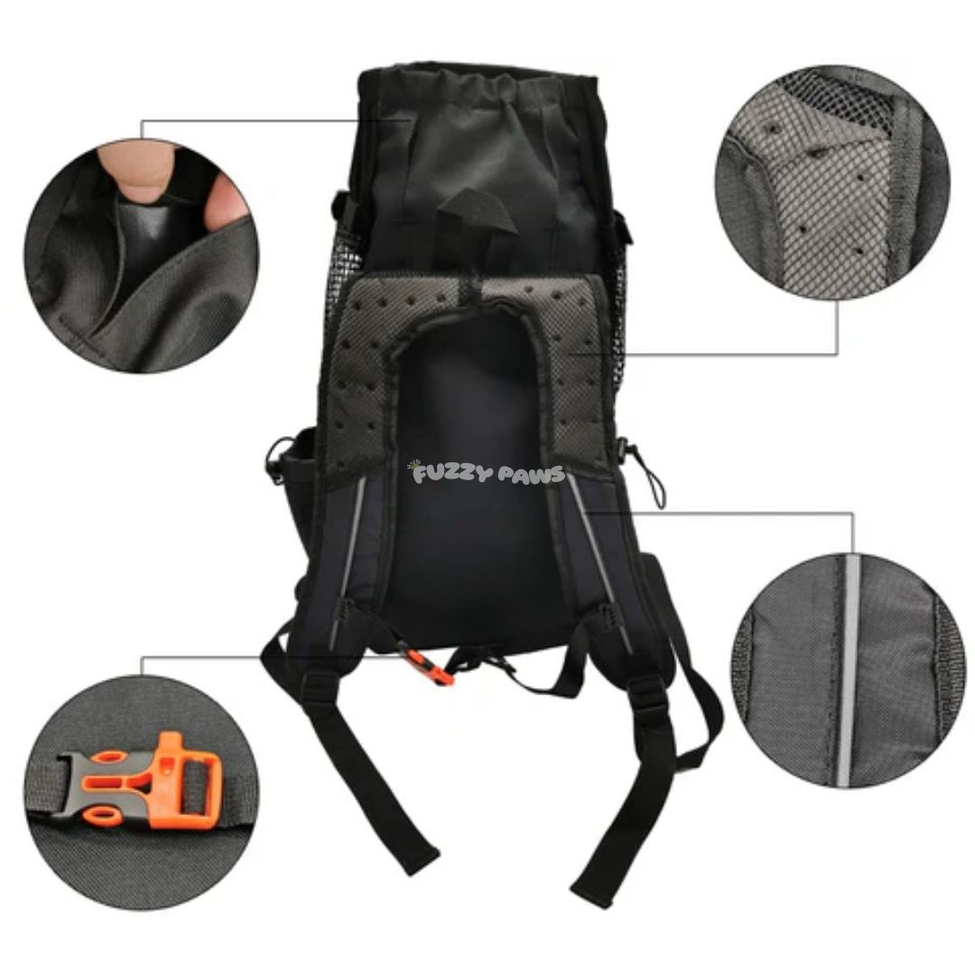 Dog Kangaroo Backpack – Adjustable, Breathable, for Pets Up to 30kg
