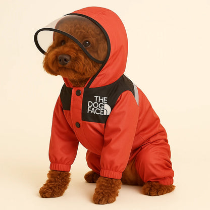 Dog Raincoat – Waterproof and Lightweight Jacket by The Dog Face