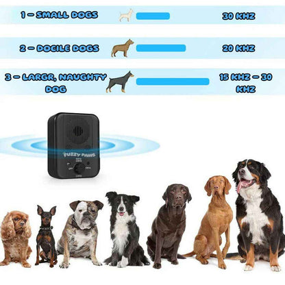 Anti Barking Device for Dogs – Waterproof, Rechargeable Ultrasonic Control (15kHz–30kHz)