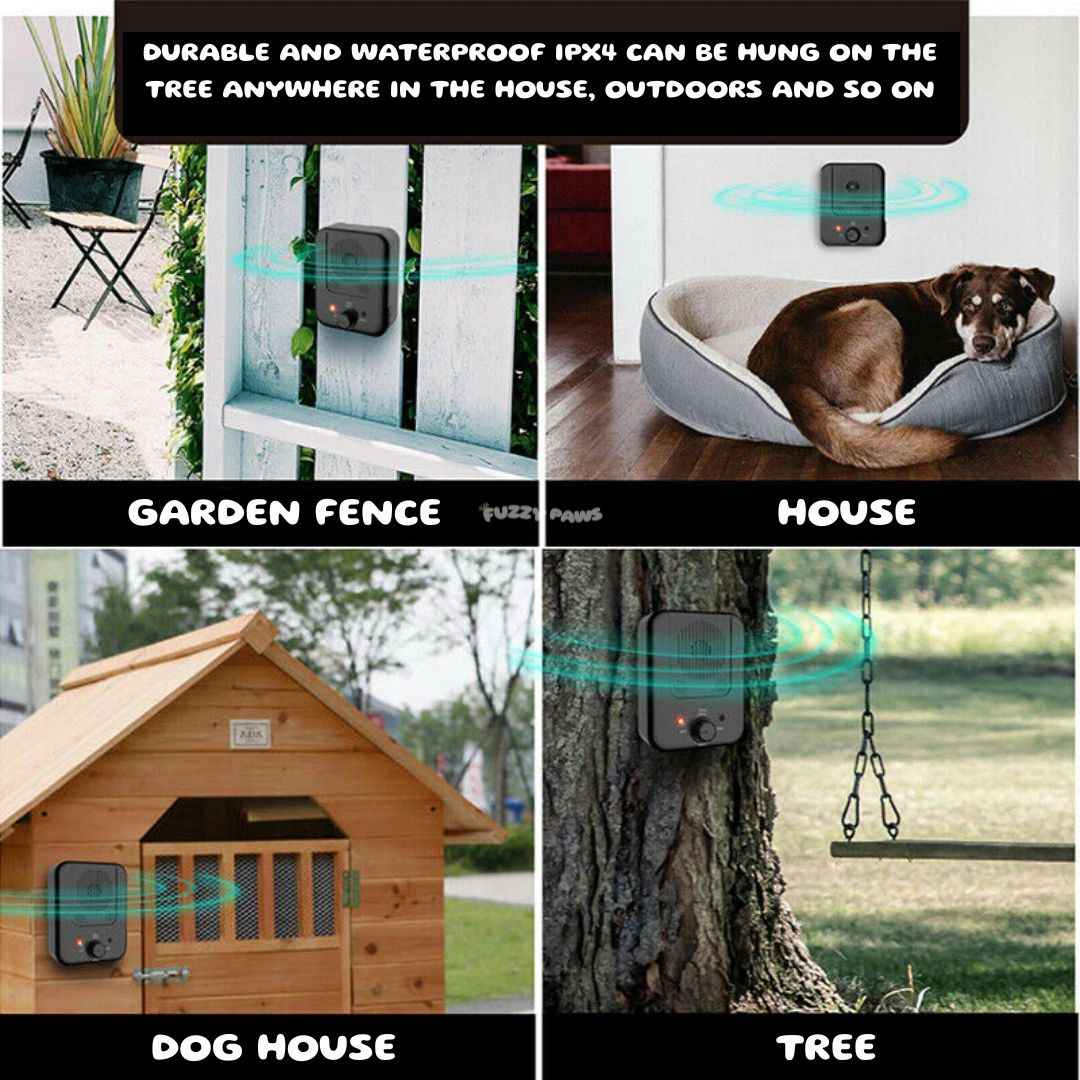 Anti Barking Device for Dogs – Waterproof, Rechargeable Ultrasonic Control (15kHz–30kHz)