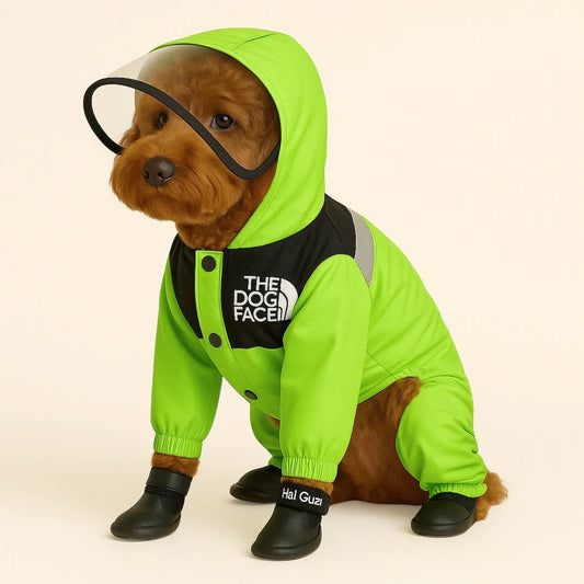 Dog Raincoat – Waterproof and Lightweight Jacket by The Dog Face