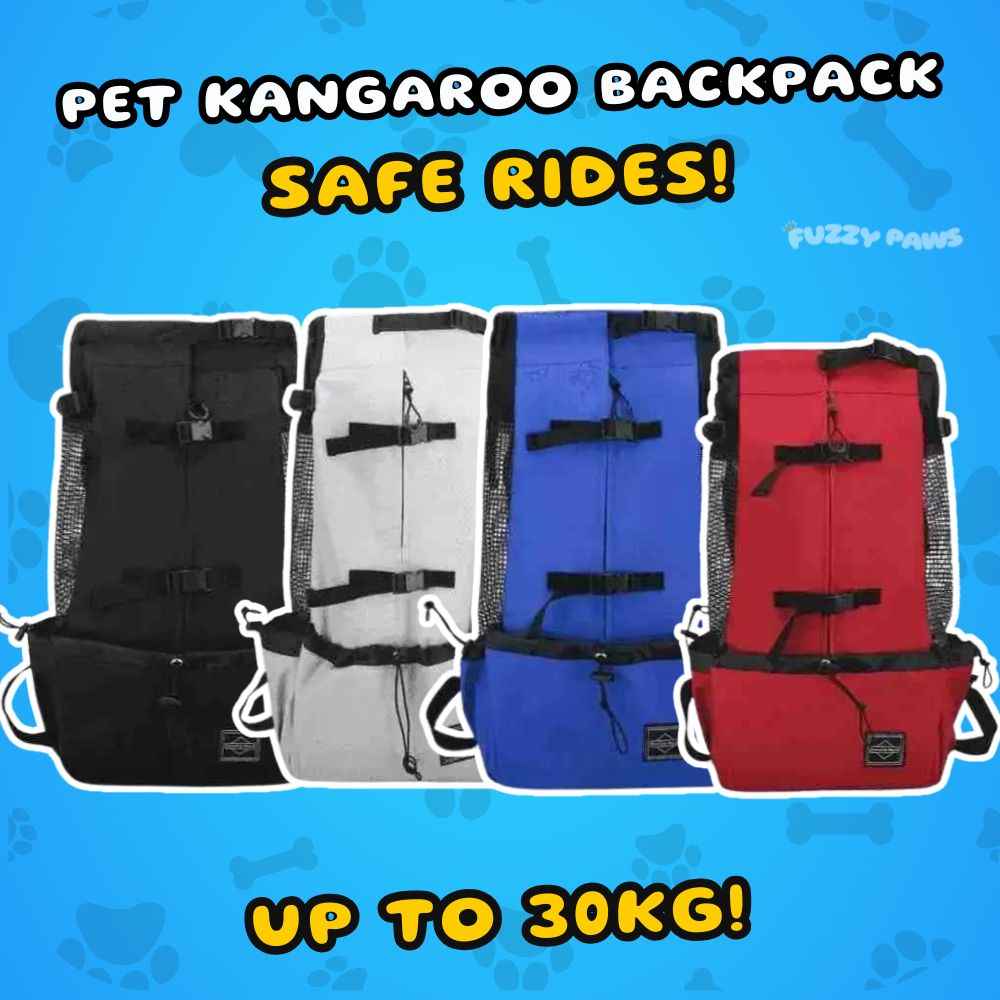 Dog Kangaroo Backpack – Adjustable, Breathable, for Pets Up to 30kg