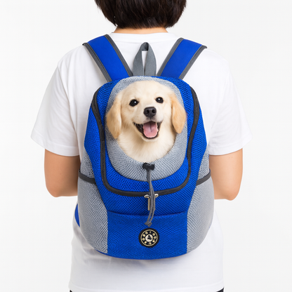 Dog Carrier Backpack – Adjustable, Front & Back Carry, Up to 12kg