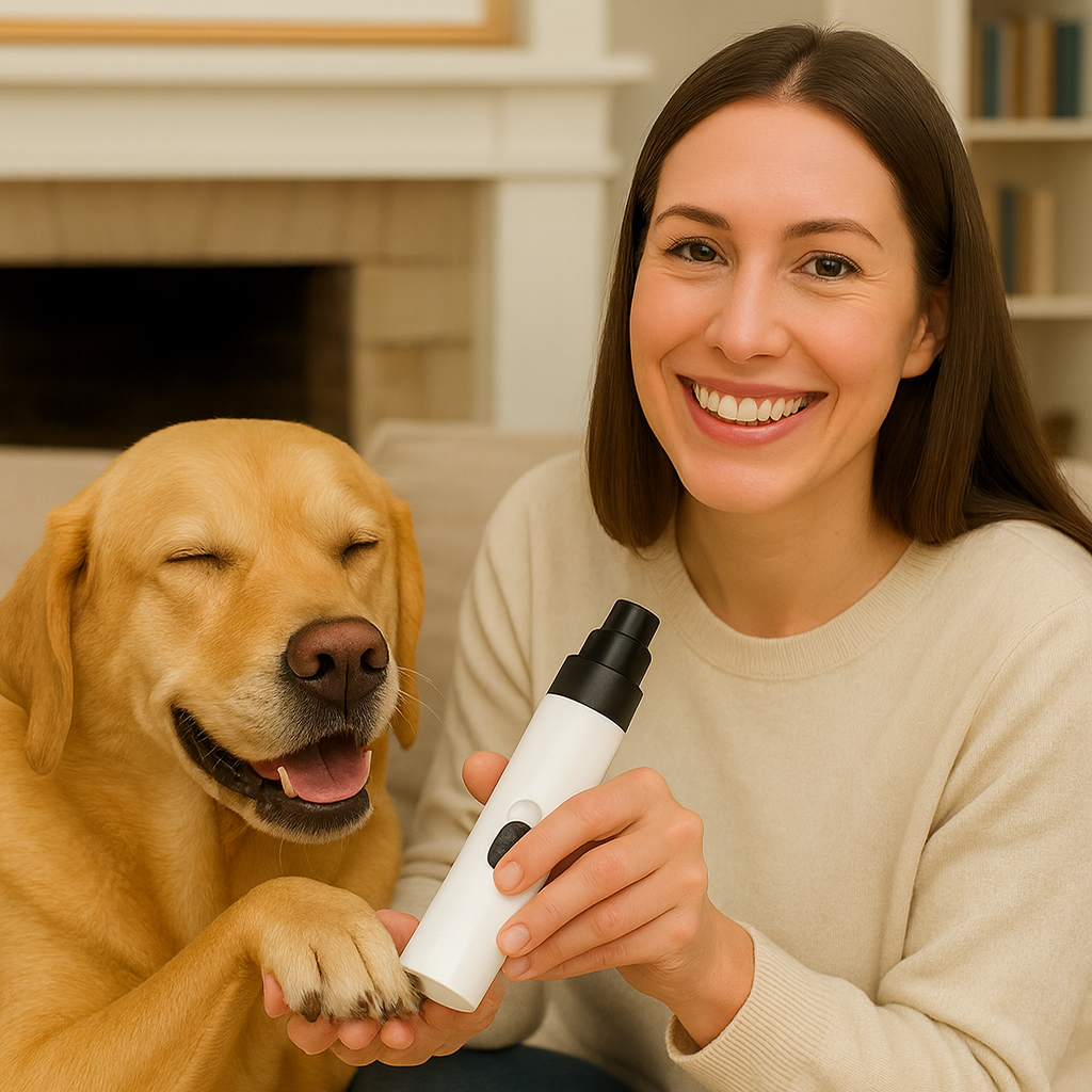 Electric Dog Nail Grinder - Quiet & Rechargeable