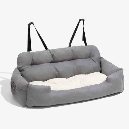 Dog Car Back Seat Bed – Travel Bolster for Medium & Large Dogs, Safe and Comfortable