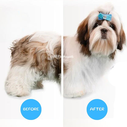 Rechargeable 3-in-1 Pet Brush with Steam Spray – Hair Remover, Massager & Grooming Tool